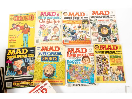 Assorted Vintage MAD Magazines