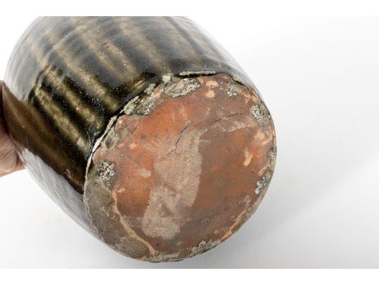 Meader's Family (20th Century) Folk Art Pottery Jug