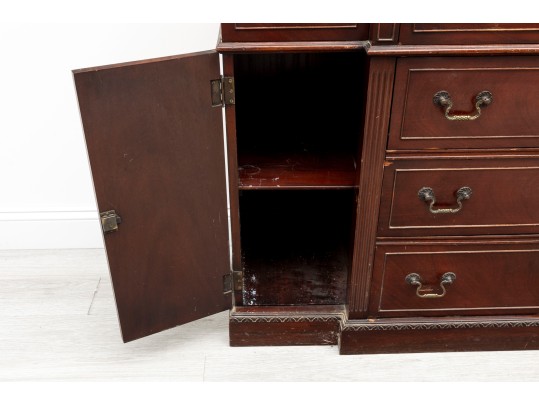 Mahogany China Cabinet & Secretary