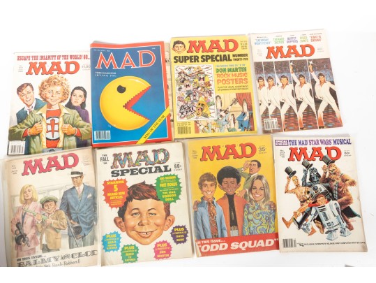 Assorted Vintage MAD Magazines
