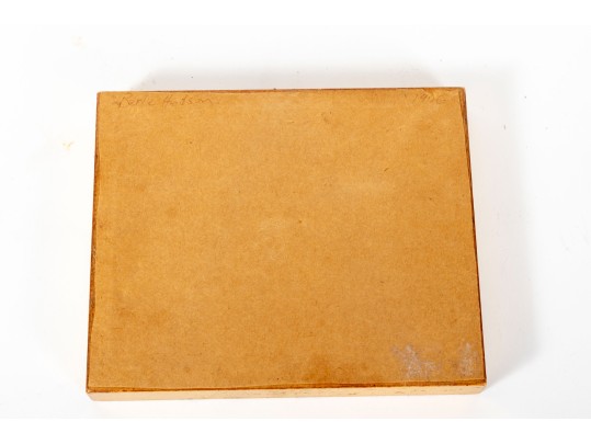 Berle Hudson (American, 20th C.) Miniature Oil On Board Painting