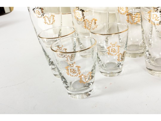 Hall China Rx Pharmacy Ceramic Dinnerware & Barware Set