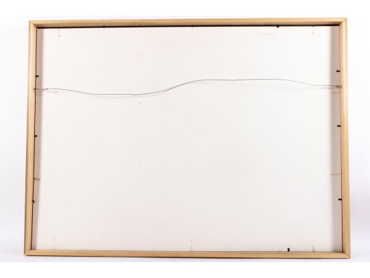 Abstract Monochrome Framed Ink Print 