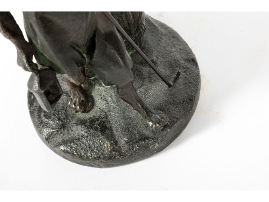 Bronze Yorkshire Terrier Sculpture 