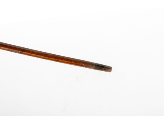 Vintage Shreve & Co. 14K Gold Accented Wood Cane