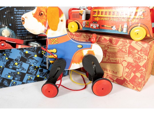 Vintage Fisher Price Space Blazer & Toy Town Toys