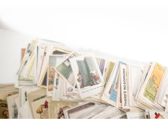 Large Collection Of Vintage Written Postcards