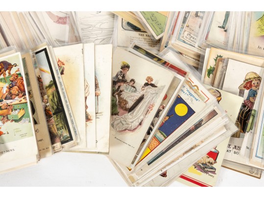 Large Collection Of Vintage Written Postcards