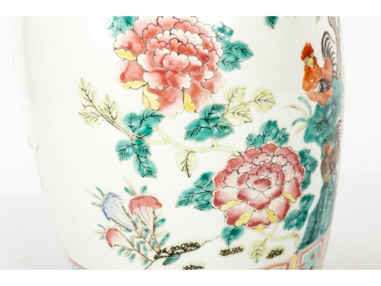 19th Century Chinese Export Famille Rose Vase 