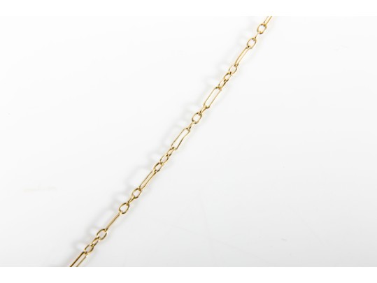 14k Yellow Gold Tanzanite And Diamond Pendant Necklace