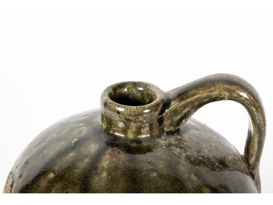 Meader's Family (20th Century) Folk Art Pottery Jug