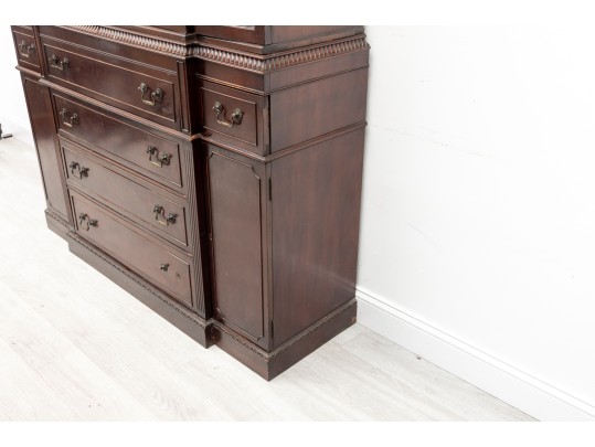 Mahogany China Cabinet & Secretary