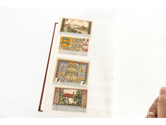 Book Of Vintage German Notgeld Bank Notes