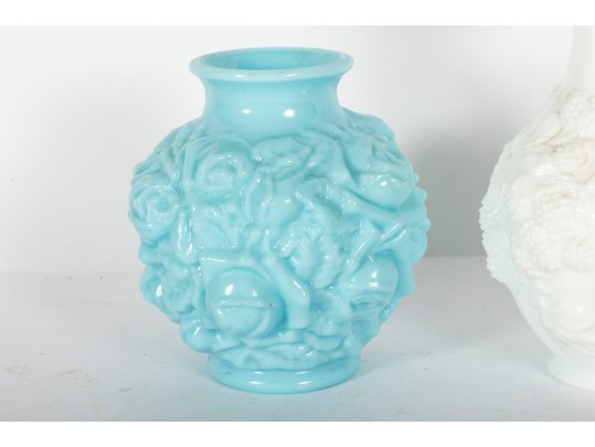 Pair Of Vintage Imperial Glass Vases