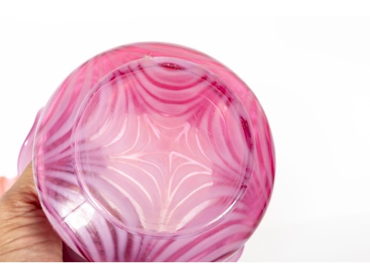 Four Cranberry Glass Items (Including Fenton)