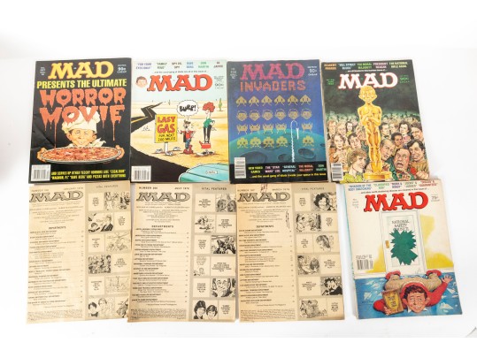 Assorted Vintage MAD Magazines