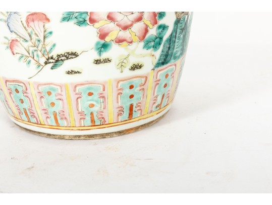 19th Century Chinese Export Famille Rose Vase 