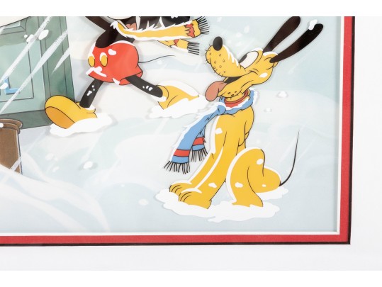 2000; Seasons Greetings Walt Disney Studios Limited Edition Sericel Print