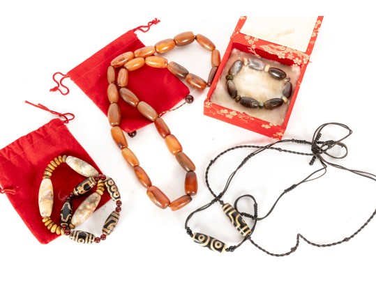 Tibetan Carnelian/Agate Necklaces & Bracelets