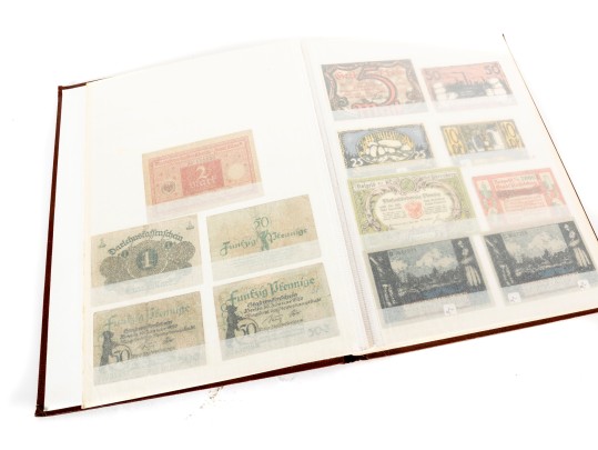 Book Of Vintage German Notgeld Bank Notes