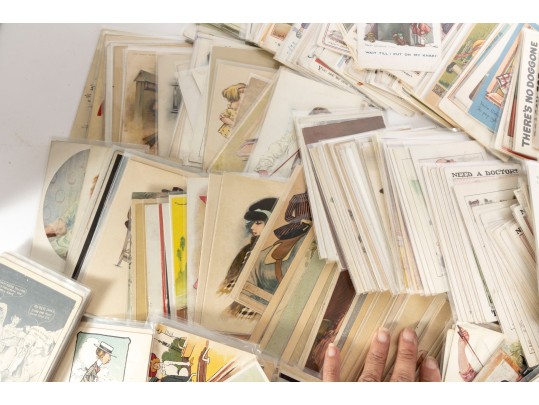 Large Collection Of Vintage Written Postcards
