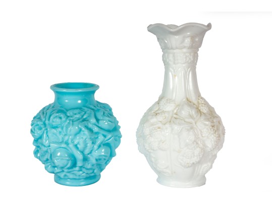 Pair Of Vintage Imperial Glass Vases