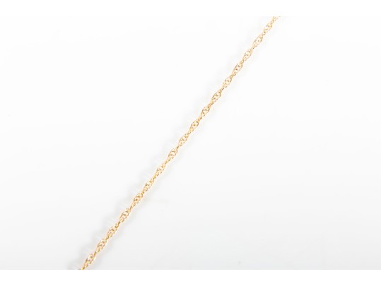 14K Yellow Gold Vibrant Peridot Pendant Necklace