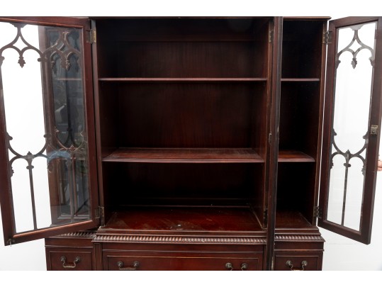 Mahogany China Cabinet & Secretary