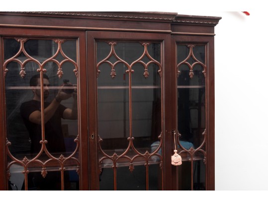 Mahogany China Cabinet & Secretary