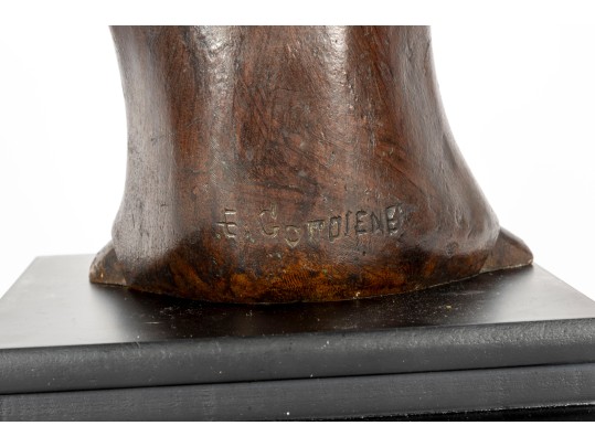 Figural Brass Sculpture After Enrique Gottdiener 