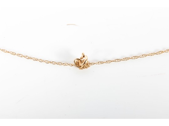 14K Yellow Gold Vibrant Peridot Pendant Necklace