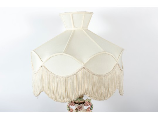 Vintage Italian Benrose Porcelain Table Lamps