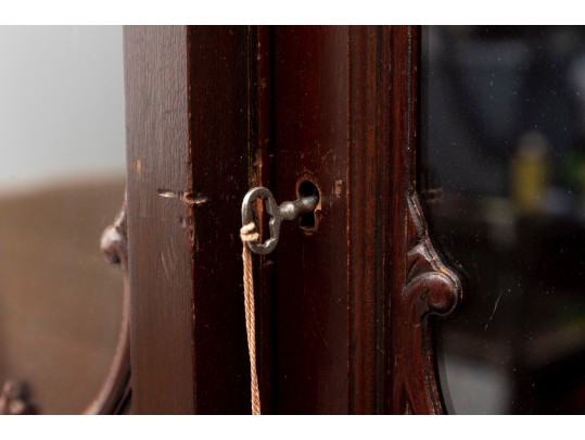 Mahogany China Cabinet & Secretary