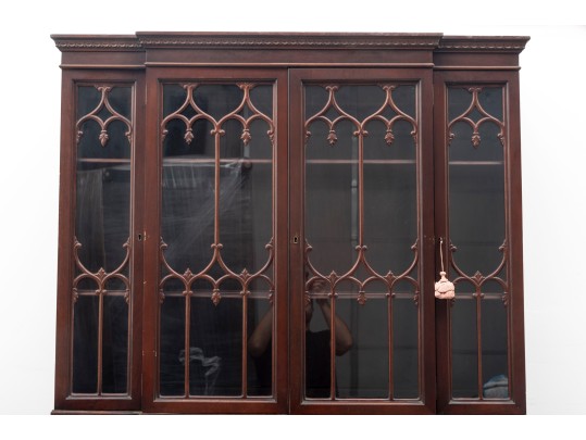 Mahogany China Cabinet & Secretary