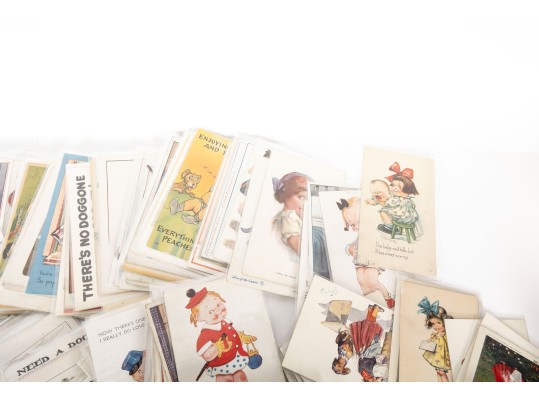 Large Collection Of Vintage Written Postcards