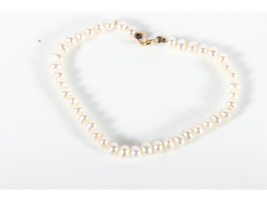 Cultured Pearl Bracelets And Anklet