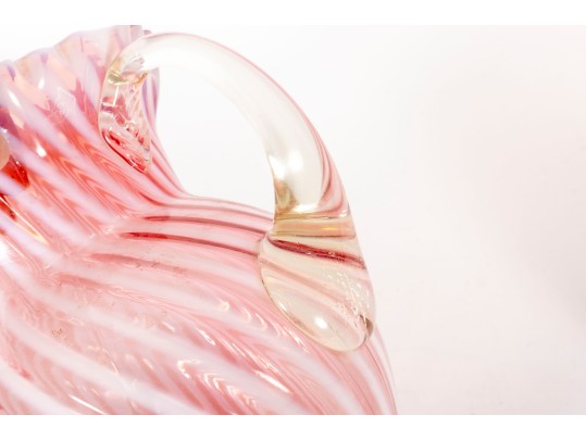 Four Cranberry Glass Items (Including Fenton)