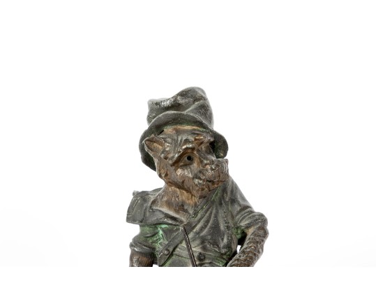 Bronze Yorkshire Terrier Sculpture 