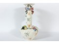 Vintage Capodimonte Style Floral Slip Vase