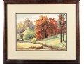 Gale Stockwell (American, B. 1907 - 1983) Original Watercolor Painting