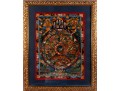 Bhavacakra Tibetan Thangka Textile Painting