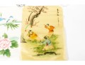 Pair Of Antique Chinese Silk Paintings