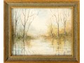 Berle Hudson (American, 20th C.) Miniature Oil On Board Painting