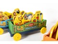Early 2000's Fisher Price Toy Town Toyfest Wood Carts