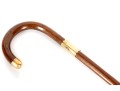 Vintage Shreve & Co. 14K Gold Accented Wood Cane