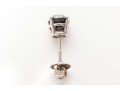 10k White Gold Black Diamond Stud Earrings
