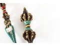 Tibetan Dorje Vajra Pestles & Phurba Dagger