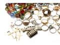 Large Variety Of Fashion Pendants, Rings, And Art Glass Beads