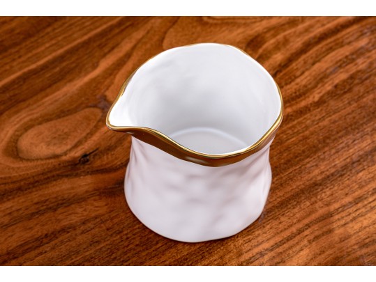 Crate & Barrel Cake Plate And Nicole Miller Sugars And Creamers