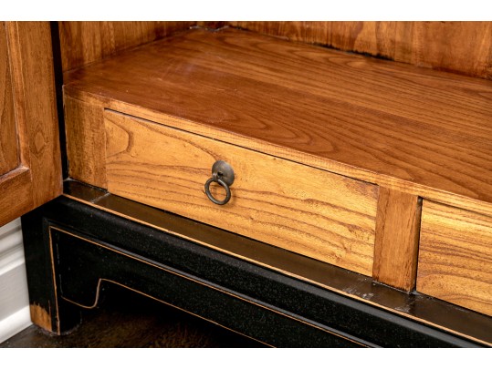 Excellent Chinoiserie Curio Cabinet #1